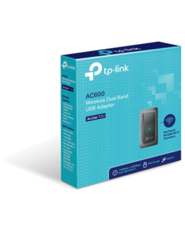 Adaptador de Red USB a Wi-Fi TP-Link Archer T2U Nano AC600 Doble Banda 200-433Mbps