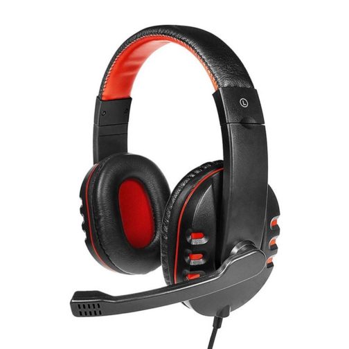 Audifonos tipo Headset Argom DYNAMIC 63 USB con Micrófono- Rojo-Negro