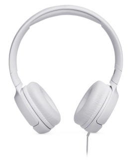 Audifonos tipo Headset JBL Tune 500 3.5mm con Micrófono Blancos