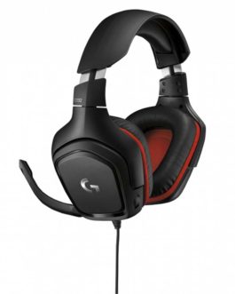 Audifonos tipo Headset Logitech G332 SE 3.5mm con Micrófono Rojo-Negro