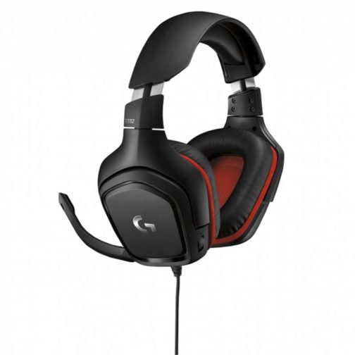 Audifonos tipo Headset Logitech G332 SE 3.5mm con Micrófono Rojo-Negro