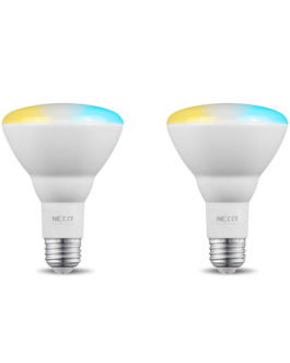 Bombilla LED Inteligente Nexxt BR30 Luz cálida Wi-Fi 110V 2pc