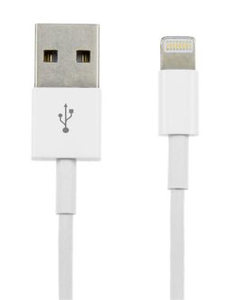 Cable USB a Lightning Argom 3 Metros Blanco