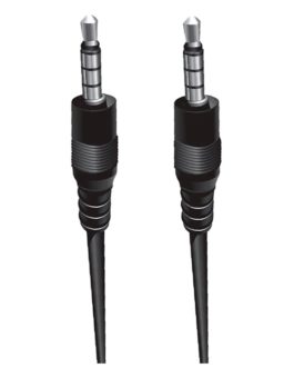 Cable de Audio 3.5mm Argom 1 Metro Negro