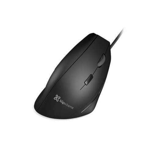 Mouse Alámbrico Klip Xtreme Krest 1600DPI Negro