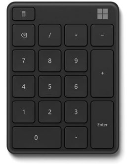 Teclado Numérico Bluetooth Microsoft Number Pad Negro