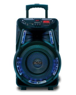 Bocina Dolphin SP-17RBT Trolley 15″ Bluetooth con Micrófono 80 RMS Negro