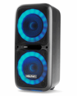 Bocina Dolphin SP-2120RBT Party Speaker Dual 12” Bluetooth 3600W Negro