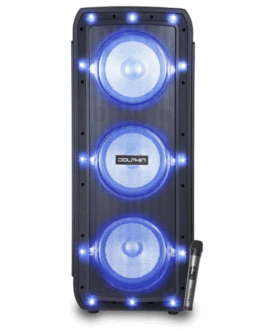 Bocina Dolphin SP-310RBT Triple 10″ Bluetooth 100W Negro