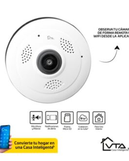 Cámara Inteligente VTA+ Diurna/Nocturna Smart Home Wi-Fi Panorámica FHD 1080p