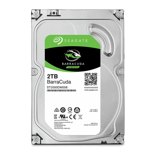 Disco Duro 3.5" 2TB Seagate BarraCuda 7200RPM