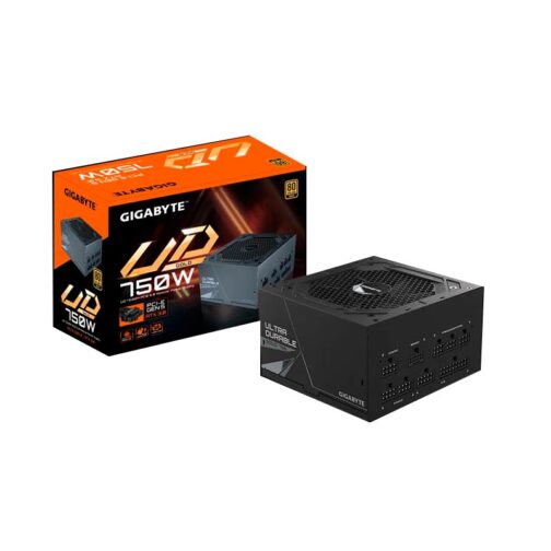 Fuente De Poder 750W Gigabyte UD750GM 80 Plus Oro