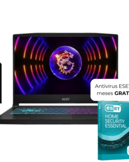Laptop MSI KATANA 15 B13VEK-277US 15.6″ i7-13620H 16GB RAM 1TB SSD RTX 4050 6GB W11 Home Negro Teclado Inglés