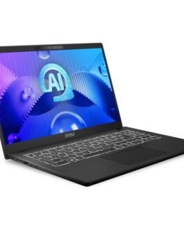 Laptop MSI MODERN 15.6" Intel Core Ultra 9 185H 64GB RAM 1TB SSD W11 Pro Negro Teclado Inglés