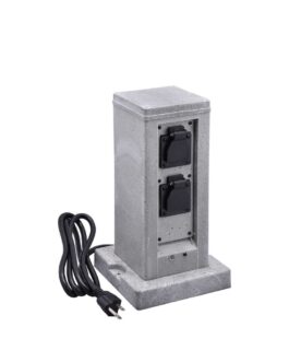 Tomacorriente Inteligente Tipo Roca VTA+ 2 Tomas Smart Home Wi-Fi para Exteriores