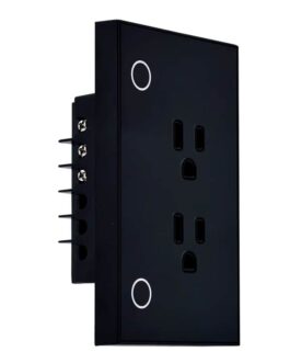 Tomacorriente de Pared Inteligente VTA+ 2 Tomas + Botón de Iluminación Smart Home Wi-Fi