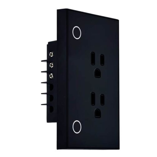 Tomacorriente de Pared Inteligente VTA+ 2 Tomas + Botón de Iluminación Smart Home Wi-Fi