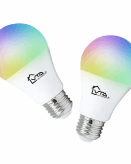 Bombilla LED Inteligente VTA+ Alva E27 RGB 120VAC Smart Home Wi-Fi 2pc