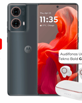 Celular Motorola G85 6.7″ 256GB 8GB RAM Dual SIM Verde/Gris Oscuro