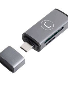 Lector de Tarjetas UnnoTekno CR1005GY USB-C 3.0 Universal Gris